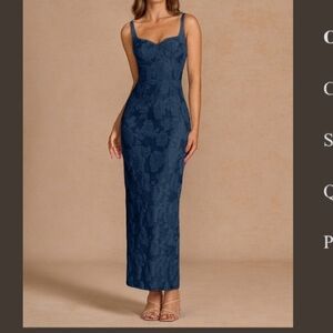 New Azazie Dark Navy Dress